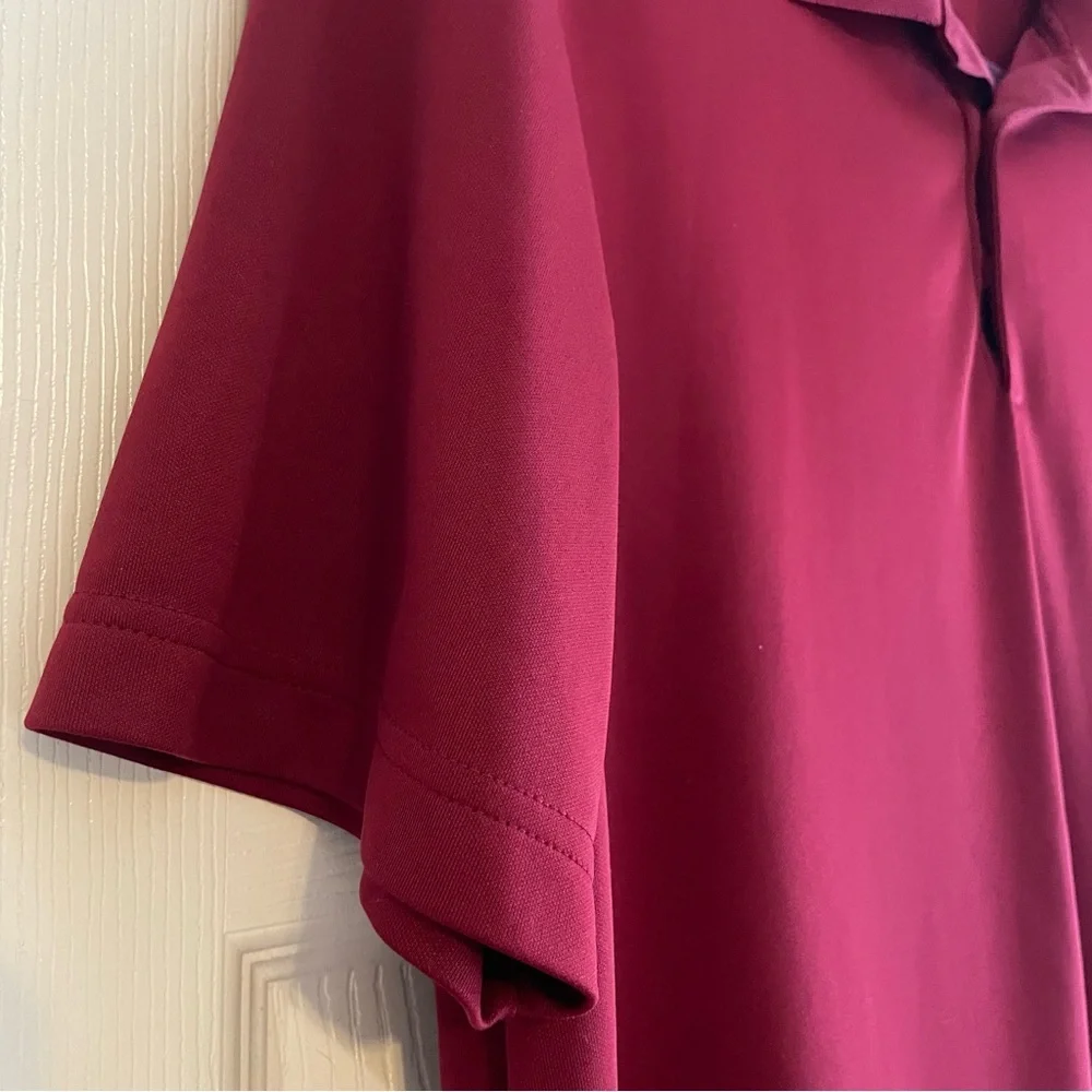 Adidas Large Red Classic Polo Shirt